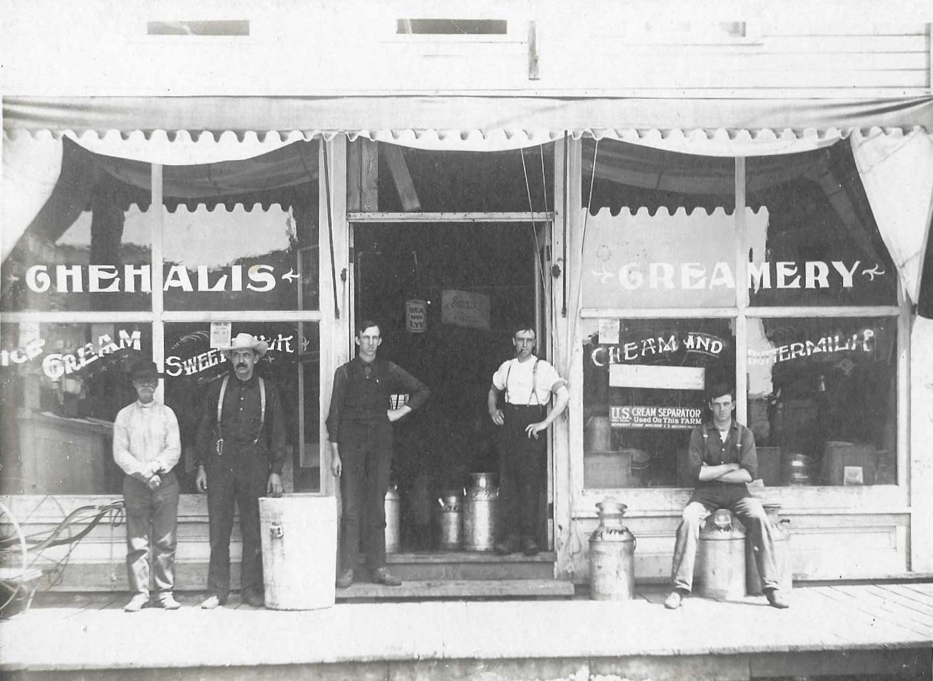 Historic Chehalis Creamery business photograph